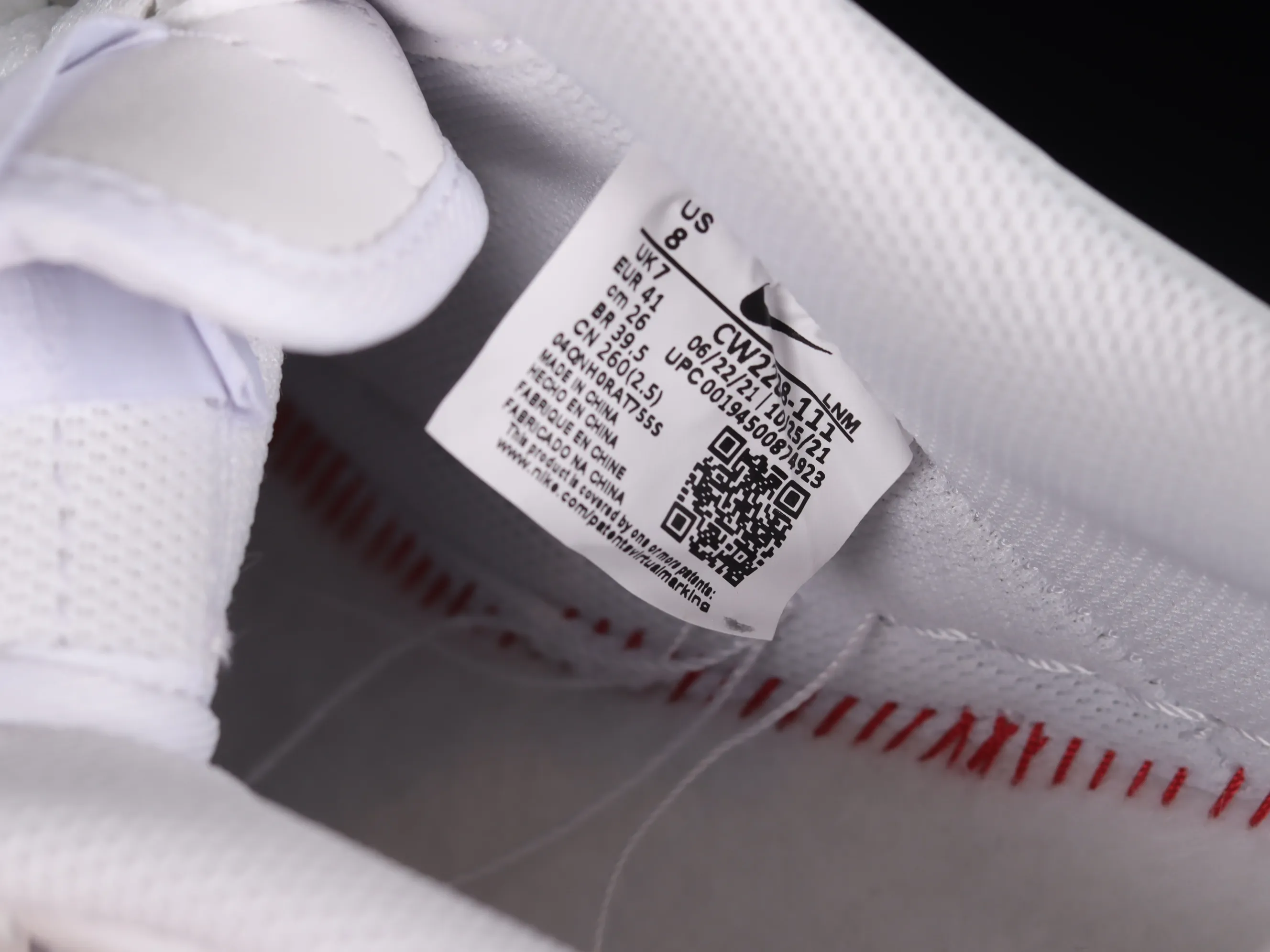 All categories Nk Air Force 1 Air Force series Nk Air Force 1 Low Air Force low-top XP version Nk Air Force 1'07 Low Air Force One Classic all-white low-top casual sneakers CW2288-111